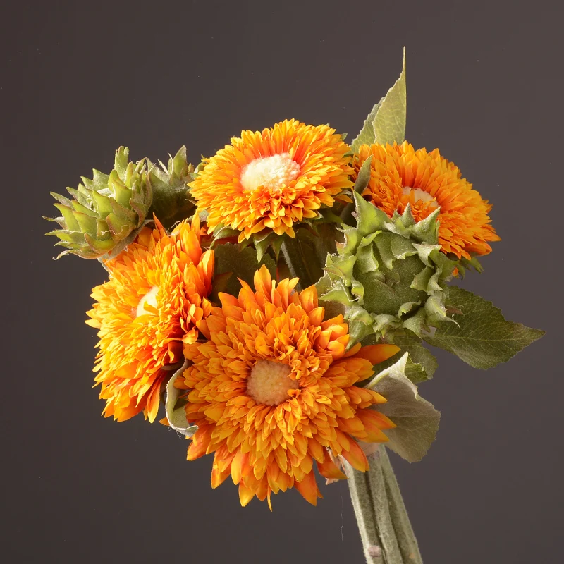 

American pastoral living room simulation sunflower fake flower imitation flower home jewelry fake flower flower arrangement