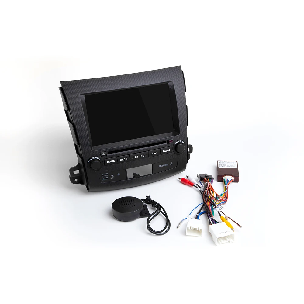 Автомобильный мультимедийный проигрыватель IPS DSP 4G 64G 2 Din Android 9 0 для Mitsubishi Outlander 2007