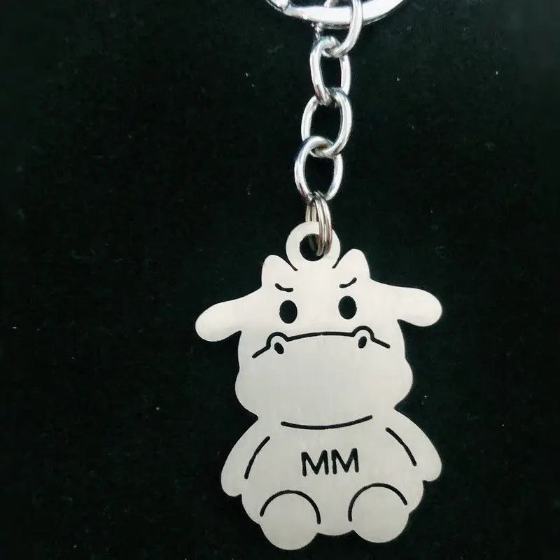 

Personalized Design Anime Keychain Stainless Steel Customized Anniversary Gift For Boyfriend
