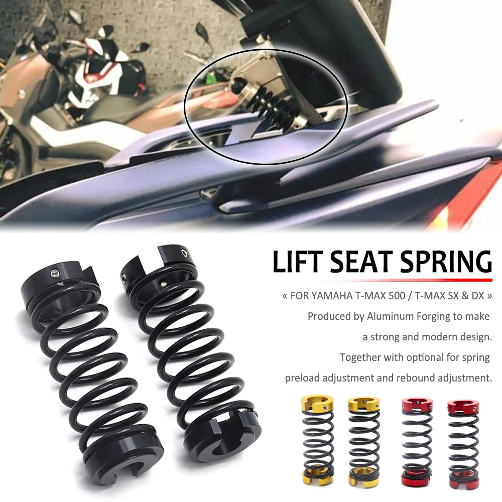 

Motorcycle Lift Supports Shock Absorbers Seat Spring Auxiliary Spring For Yamaha T-MAX Tmax SX DX / TMAX 500 T-MAX 500 2012-2020
