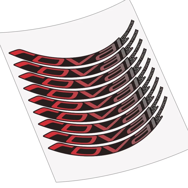 Набор двухколесных наклеек для Roval Control SL градиентные цвета горного велосипеда 29