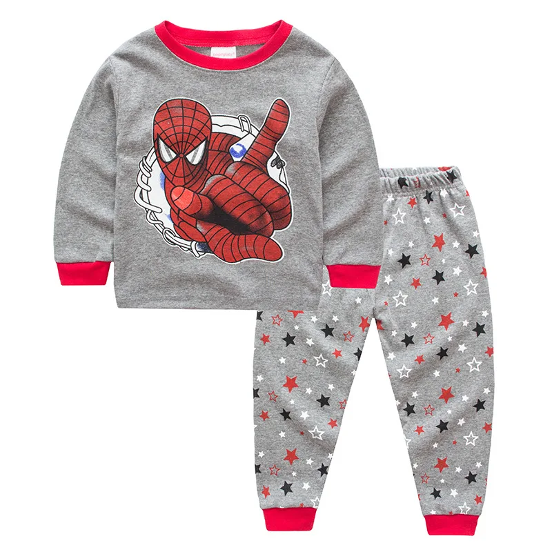 Jumpingbaby Boys Christmas Pajamas Kids Superman Pajama Set Spiderman Pjs Pyjama Enfant Nightgown Pijamas infantil Navida - Цвет: P7131 robe