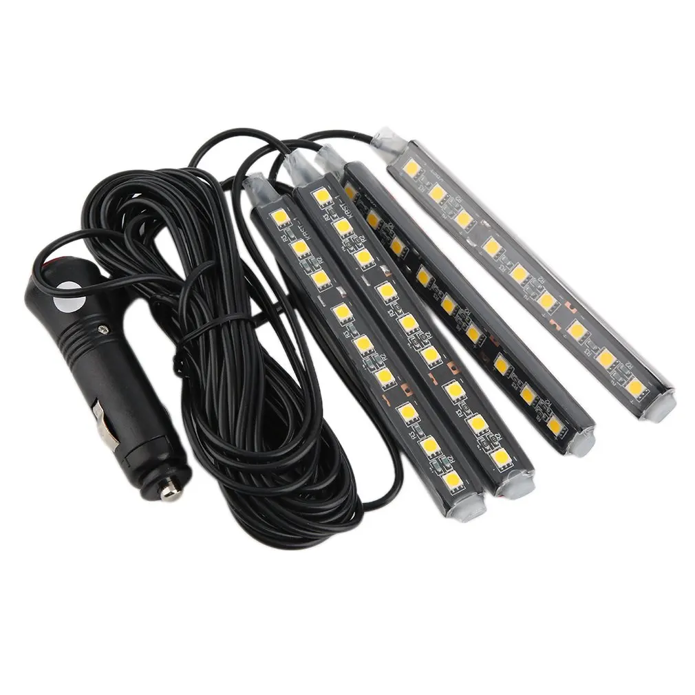 

180°Adjustable LED Chips Vehicle Atmosphere 12V Decoration Light Neon Lamp