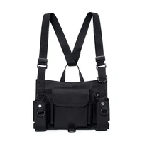 new pack pouch holster carry bag for baofen radio harness chest front uv 5r uv 82 uv 9r bf 888s tyt motorola walkie talkie