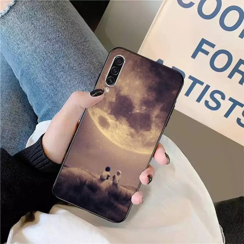 

space universe starry sky Phone Case For Samsung galaxy S 9 10 20 A 10 21 30 31 40 50 51 71 s note 20 j 4 2018 plus