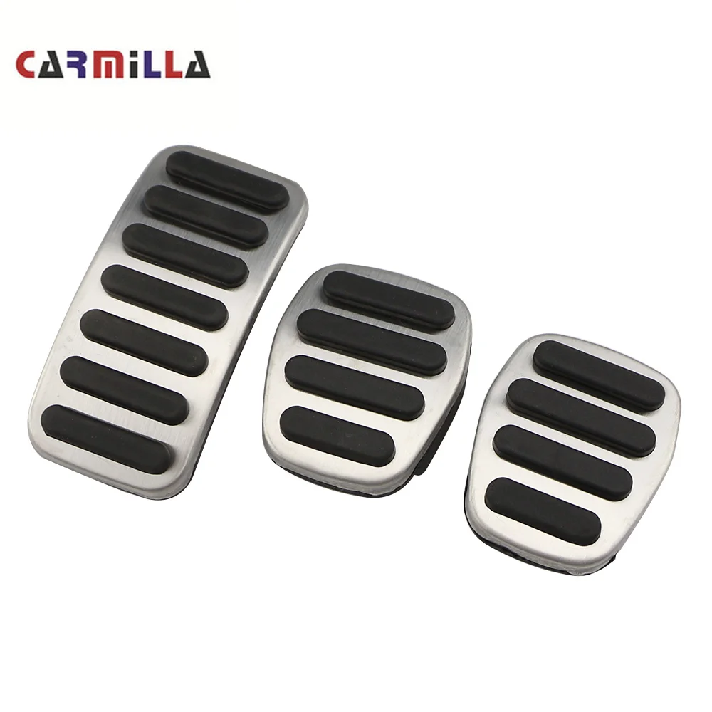 Педали Carmilla AT MT из нержавеющей стали для стайлинга автомобиля педаль Volvo V40 2013-2020