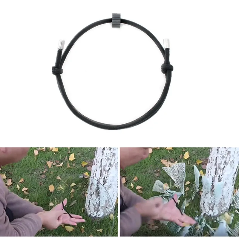 

Bracelet Car Window Breaker Wrist Strap with Tungsten Carbide Bead Car Emergency Self Rescue Tool Tempered Safety Glass Breaker