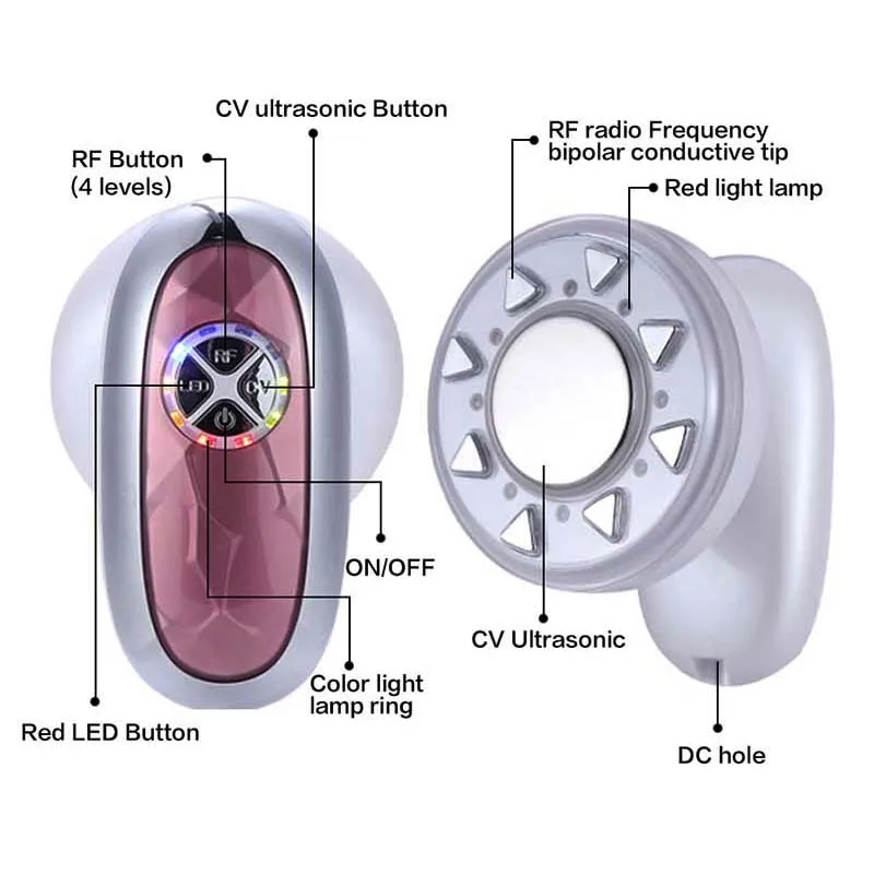 Goedkoop Ultrasone Cavitatie Afslanken Afvallen Apparaat Foton Rf Vet Verwijderen Therapie Echografie Cavitatie Beauty Skin Gezicht Mechines