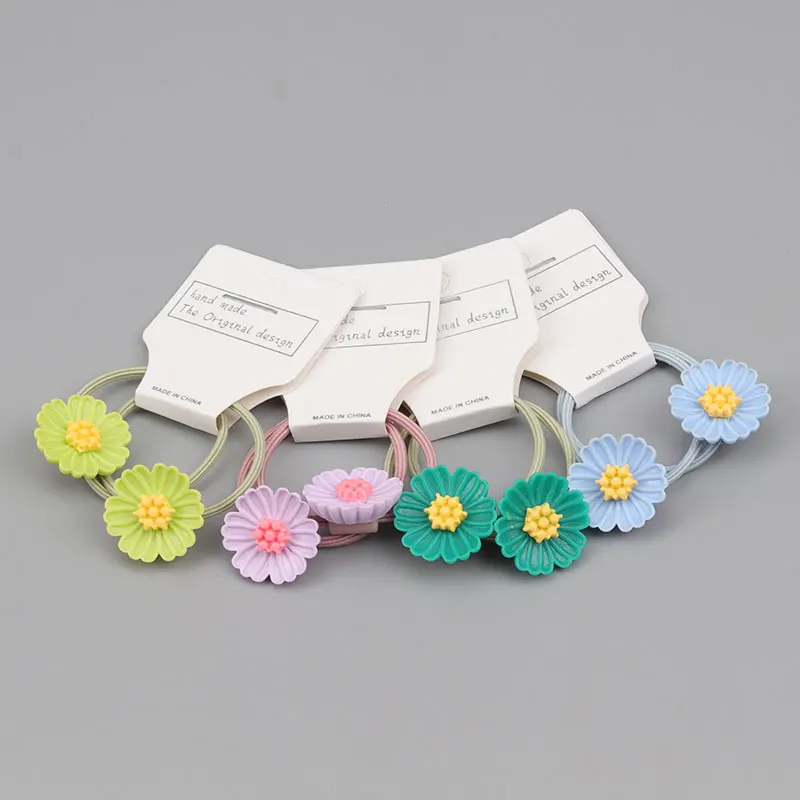 Изысканный галстук для волос с цветами Детский резинка девочек аксессуары