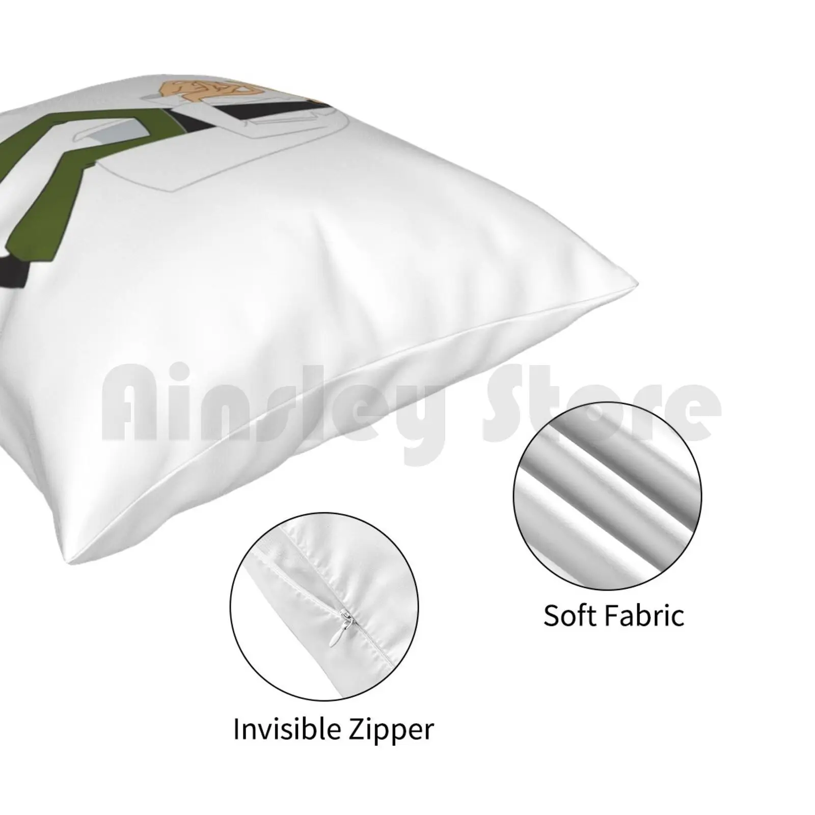 Подушка Dr Doofenshmirtz домашняя мягкая декоративная подушка с принтом черно-белая