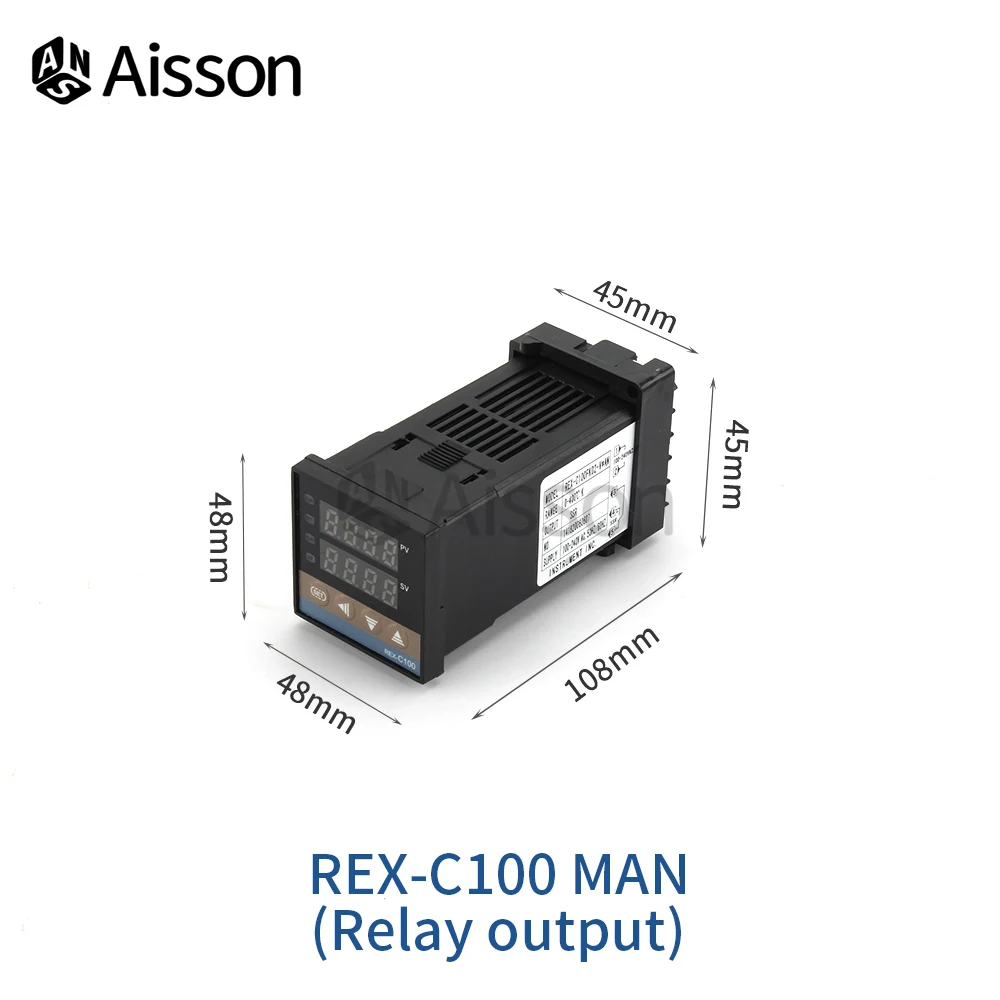 Температура контроллер цифровой дисплей PID REX C100 C400 C700 C900 термостат релейный