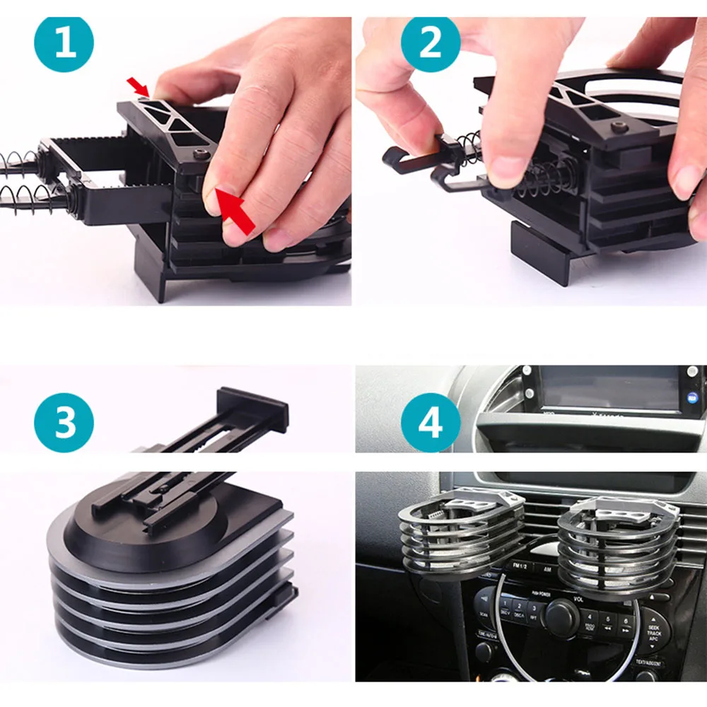 Универсальный складной Автомобильный держатель для бутылки с напитками