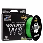 SeaKnight Фирменная плетеная рыболовная леска MonsterManster W8, 500 м, 8-жильная проволока для ловли карпа 15 20 30 40 50 80 100LB, PEMultifilament