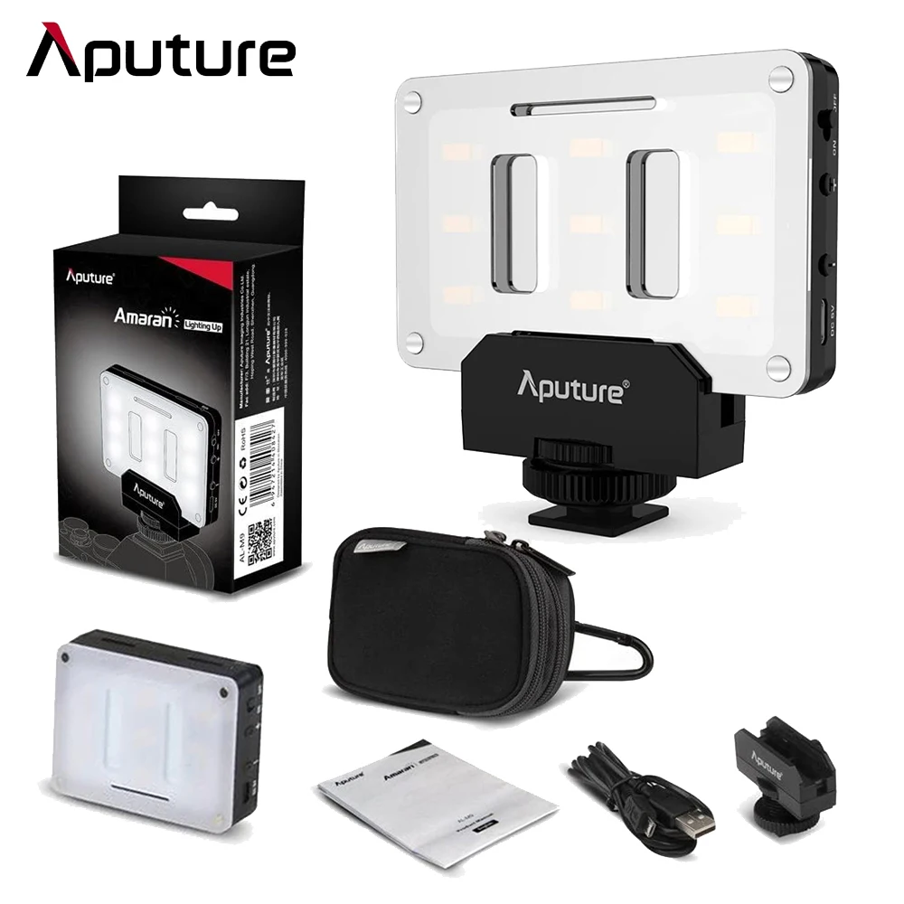 

Aputure Amaran AL-M9 Pocket LED Video Light On-Camera Studio Photo Fill Lighting CRI/TLCI 95+ for Canon Wedding Filmmaking