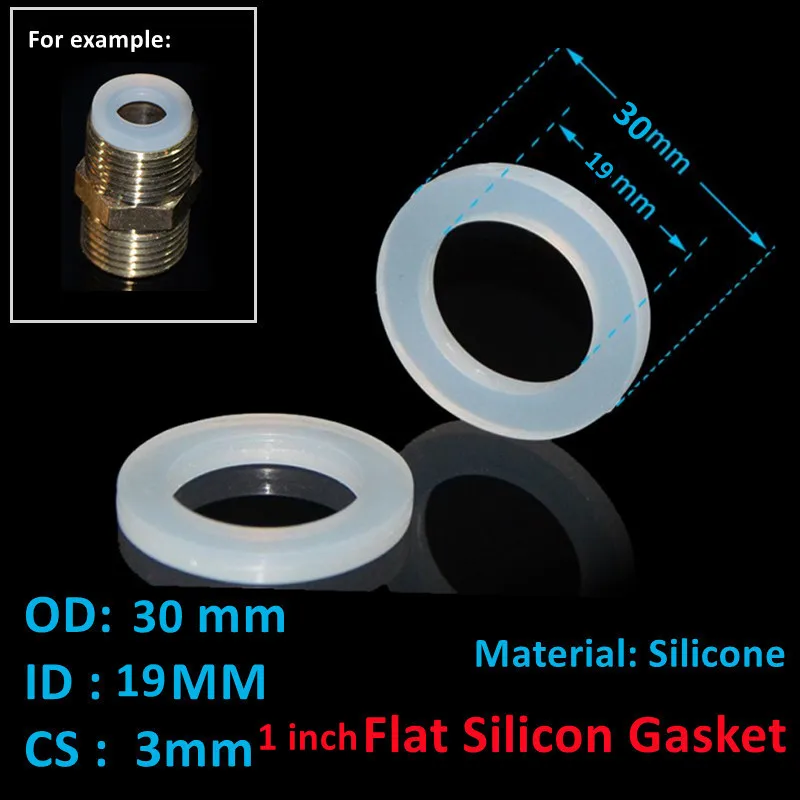 

Резиновые кольца из силикона 1/2", 3/4", 1"