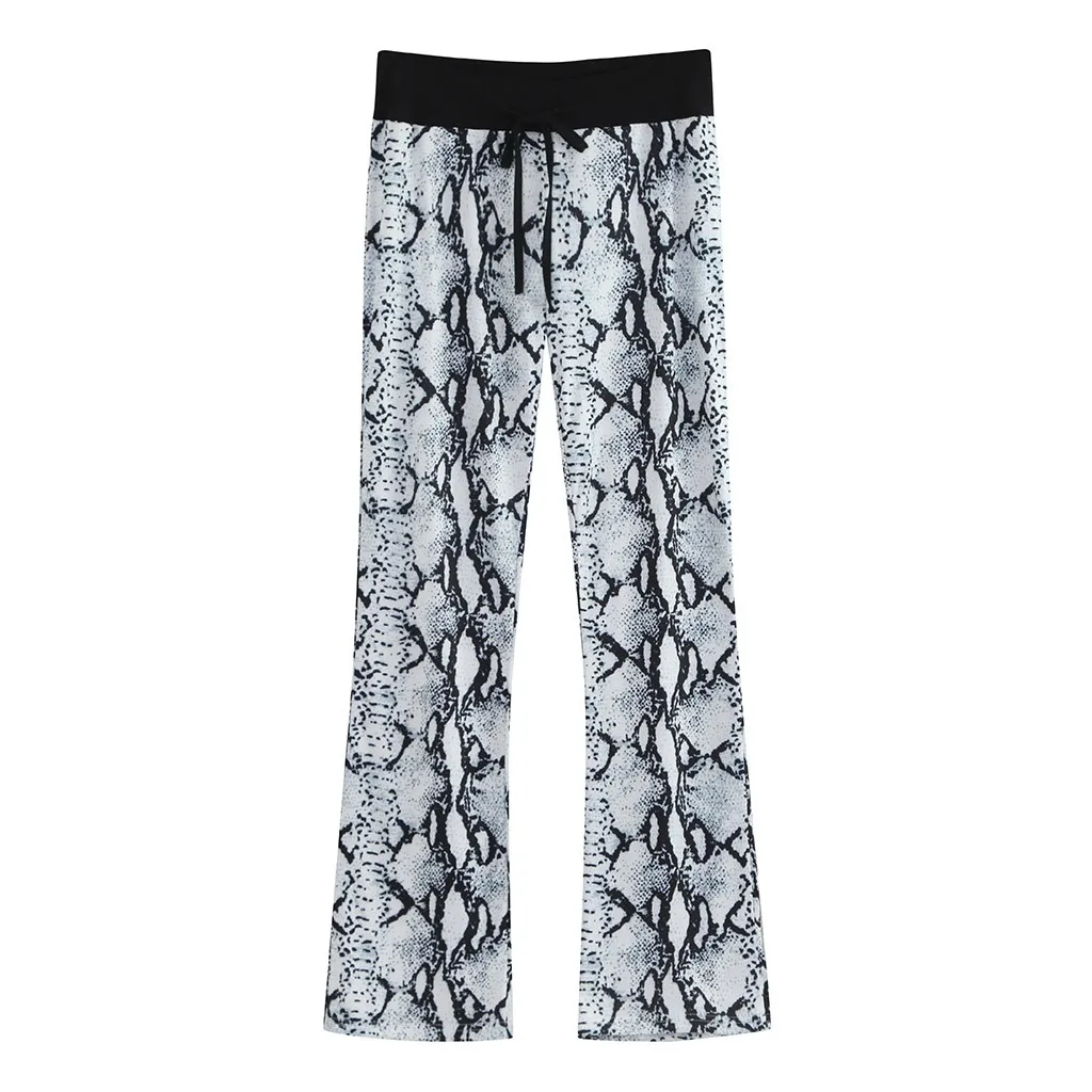 Женские брюки размера плюс удобные Стрейчевые длинные свободного покроя с