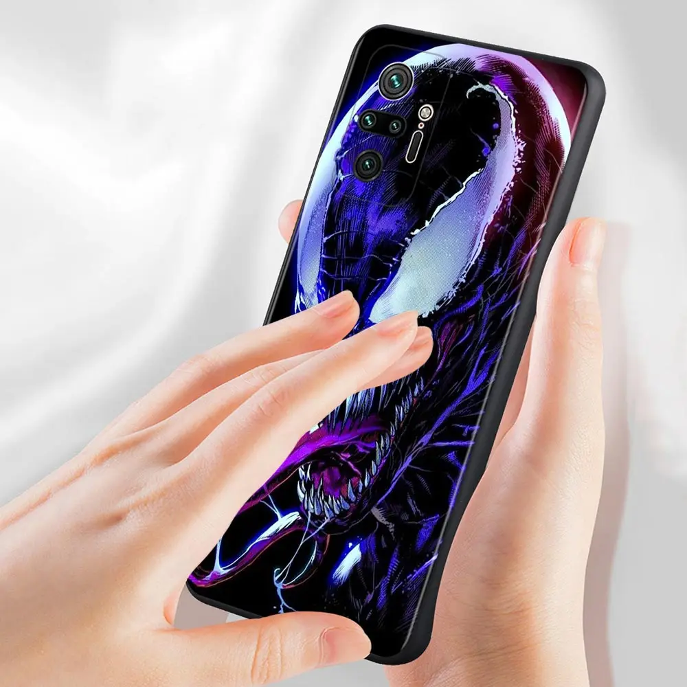 Чехол для Xiaomi Redmi Note 10 9 9S 9T 8 8T 7 Pro Max силиконовый мягкий чехол K40 9A 9C Venom Marvel |