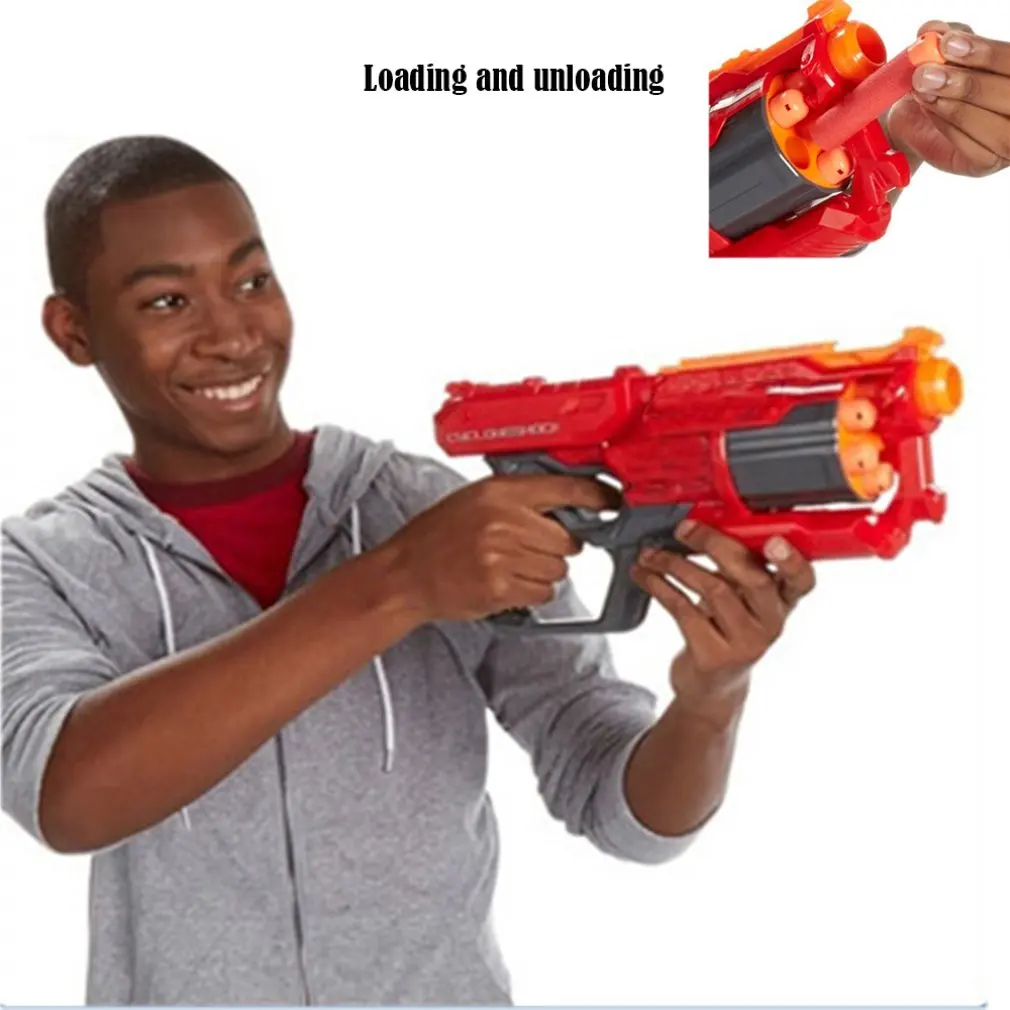 6 шт. красная снайперская винтовка Дартс пули с большим отверстием головы