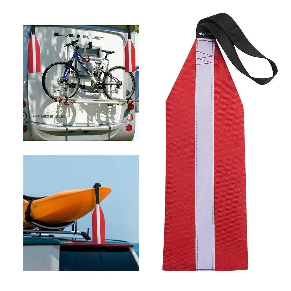 

Kayak Canoe Tow Flag Red Flag With Reflective Stripe Kayak Tow Logo, Flag SUP Kayak Travel V8R2