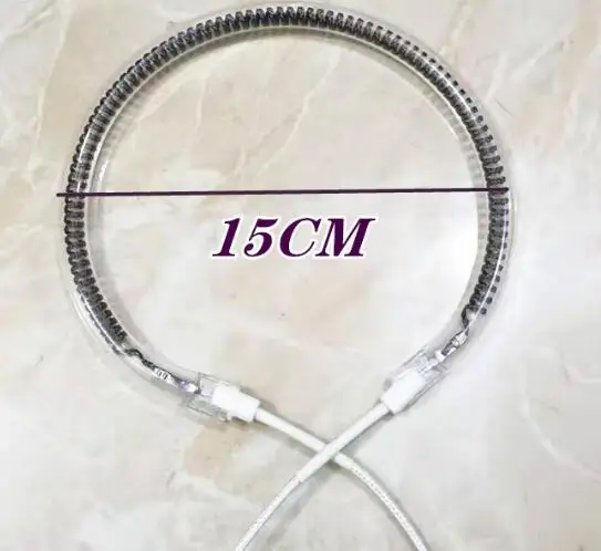 Круглые нагревательные трубки из углеродного волокна диаметром 15 см 220 В 1200 Вт