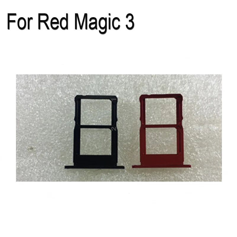 100% Оригинальный серебряный лоток для сим карты ZTE Nubia Red Magic 3 NX629J SD SIM устройство