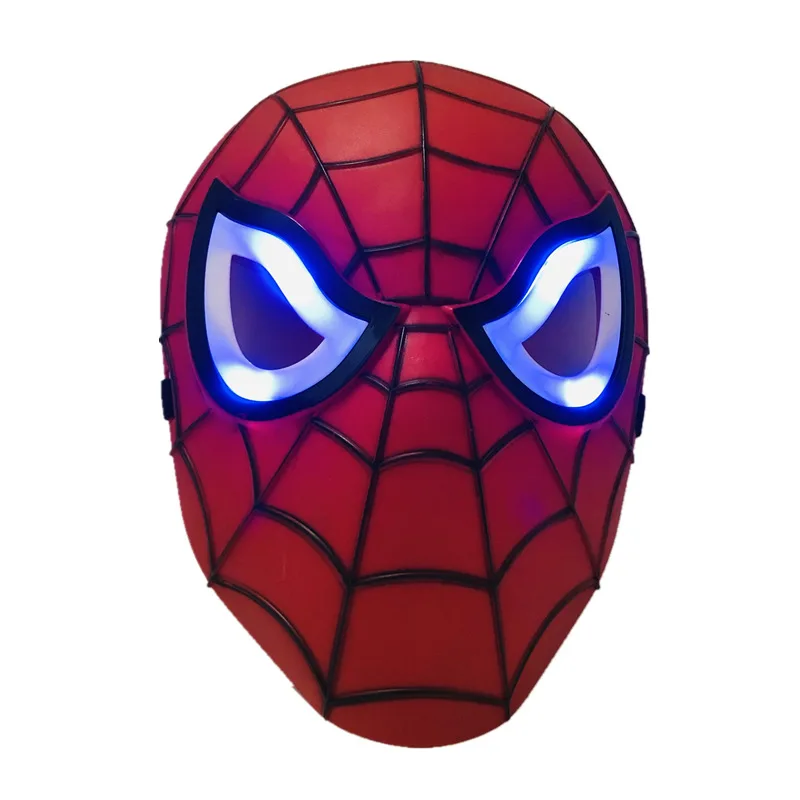 Hotsale LED Bumblebee Mask Festival Stage Costumes Accessories Glowing Superhero Spider-man Hulk Iron Man Batman | Дом и сад