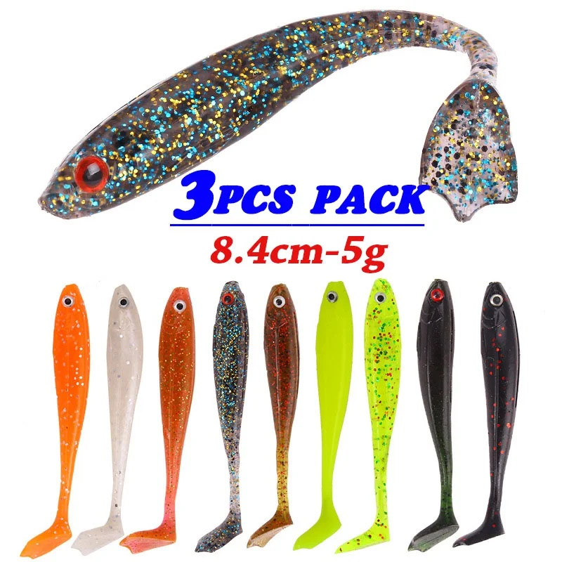 

9colors Silicone Larvae Soft Fishing Lures Jigging Bait Artificial Worm Fish Bait Wobblers Sinking Swimbait Fishing Tackle