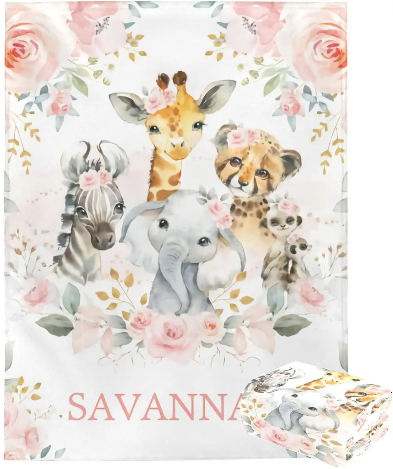 

Custom Baby Blanket with Name Personalized Elephant Baby Blankets for Girls Baby Boy Gifts Baby Products Super Soft Blankets