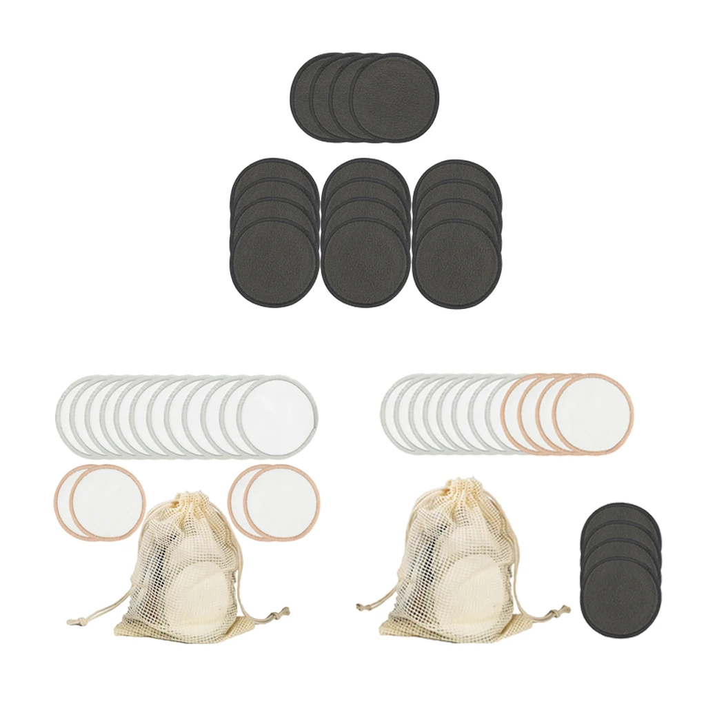 

Lot 16x Reusable Makeup Remover Pads For Mascara Eye Shadow Foundation Clean