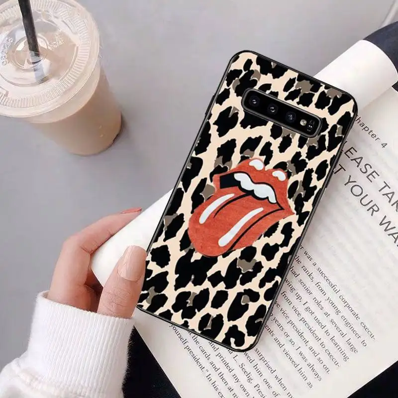 

Leopard Print Phone Case luxury brand case for samsung galaxy S8 S9 S10e S20 PLUS J6 J600 cases cover