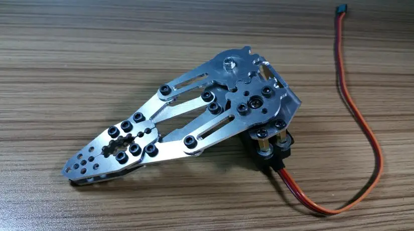 Silver Robotic Arm Holder Aluminum Alloy Gripper Hand Metal Robot Claw with MG996r Servo for Arduino DIY Project Stem Toy Parts | Игрушки и