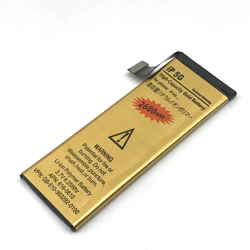 1 шт. 3 7 V 2680mAh литий-ионный аккумулятор + отвертка инструменты для Apple iPhone 5 5G