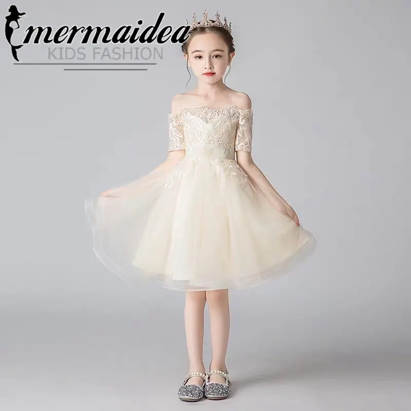 Для маленьких девочек благородное пышное платье принцессы для дня рождения