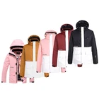 Костюм зимний Водонепроницаемый для мужчин и женщин, модная одежда для сноуборда, костюмы для катания на лыжах