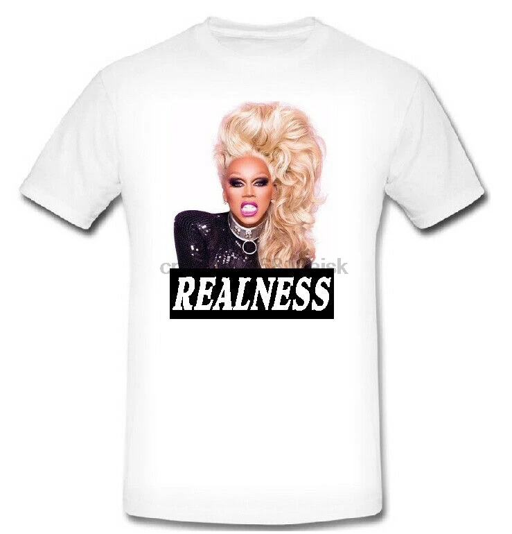 RuPaul Realness Drag racing Pride Gay queen лозунг ЛГБТ крутая футболка|Мужские футболки| |