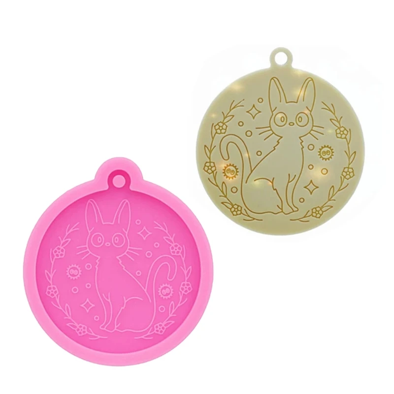 

Keychain Epoxy Resin Mold Key Chain Pendants DIY Craft Casting Silicone Mould