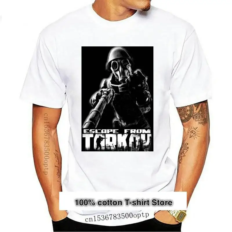 

Camiseta de Escape de tarov para hombre, ropa de игра de tiros de supervivencia, Camiseta con cuello Round Do Vintage, Tops