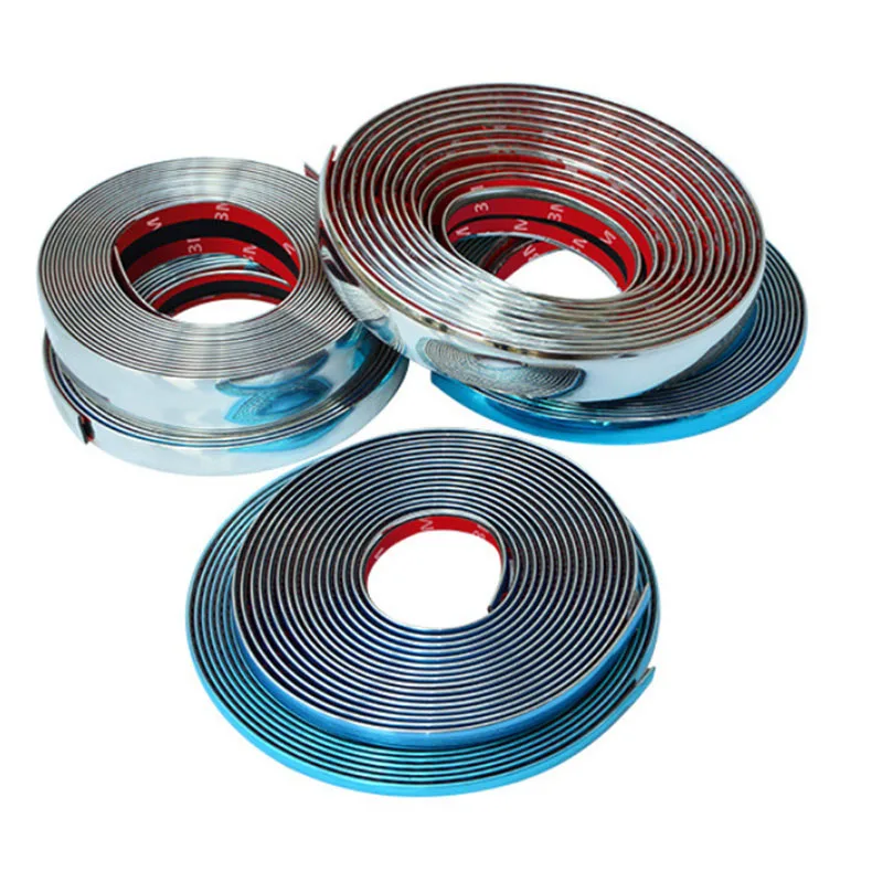 

5M Auto Chrome Decorative Strips Chrome Trim for Cars Car Chrome Window Trim Car Exterior Trim Chrome Moulding Trim Accessories