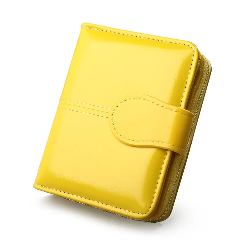 Кошелек для монет женский короткий кошелек Pu Вощеная кожаная сумка-клатч