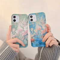 moskado tpu oil painting symphony starry sky phone case for iphone 11 12 13 pro max x xs max xr 7 8 plus mobile phone soft cover