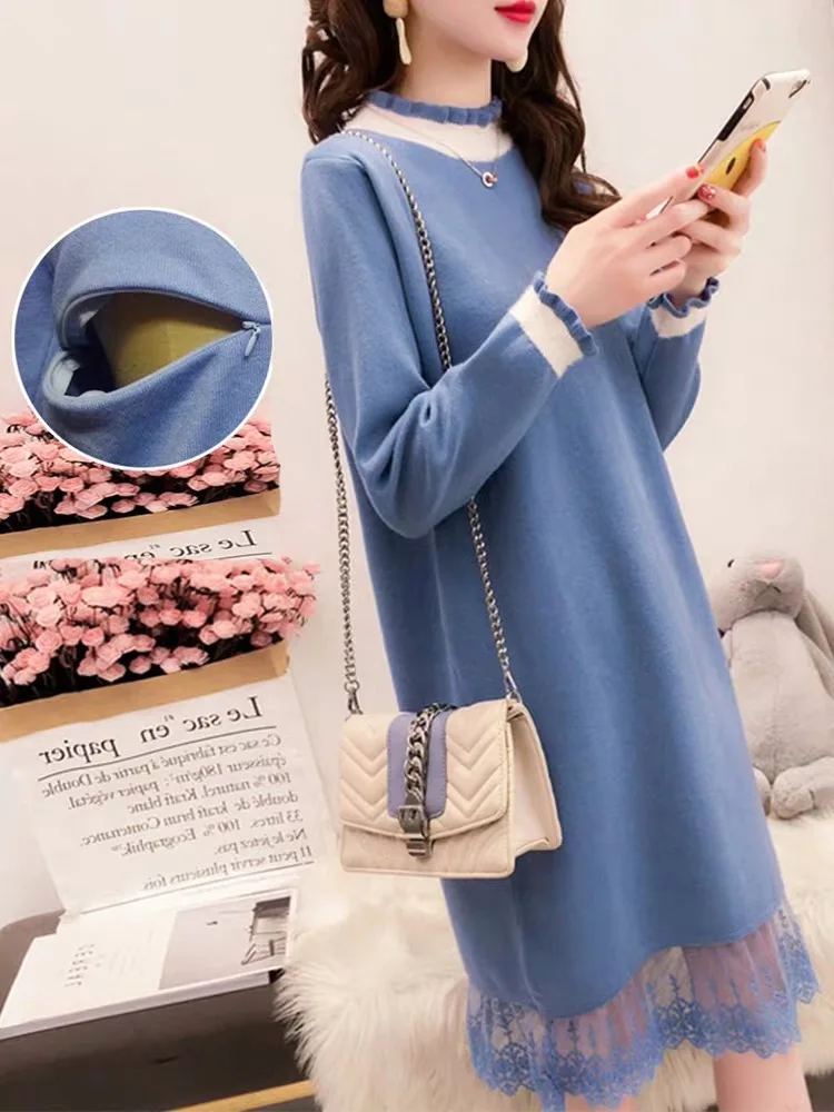 Вязаная одежда для беременных и кормящих мам | Мать ребенок