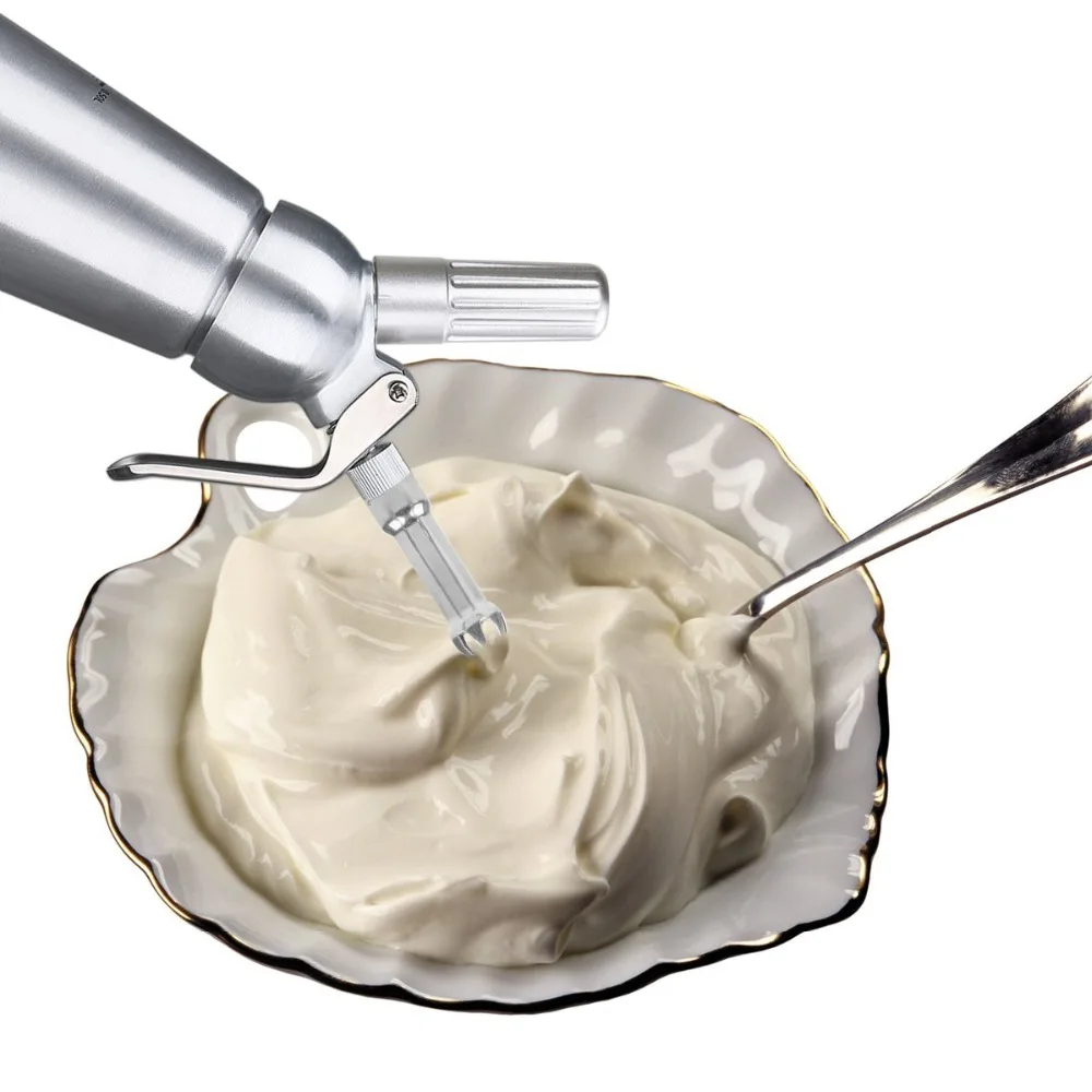 2019 500 мл полностью алюминиевый дозатор для взбитых сливок Pint Gourmet Whipper из
