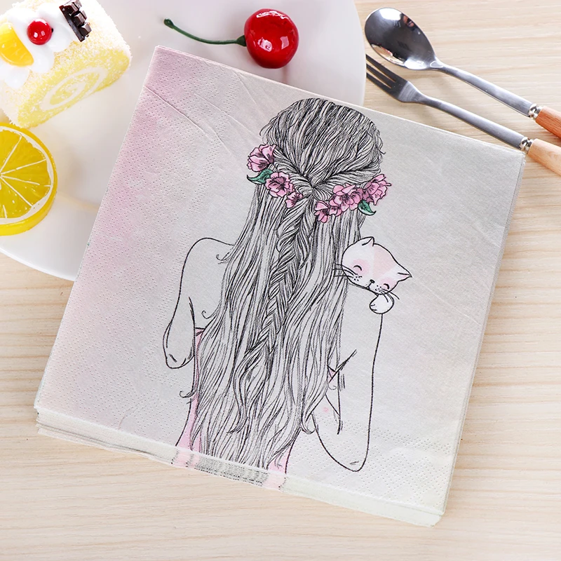 

Бумажные салфетки для декупажа, 20 шт./лот