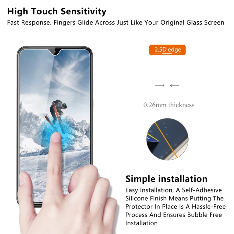 Закаленное стекло для Cubot R15 Pro защита экрана Премиум Защитная пленка |