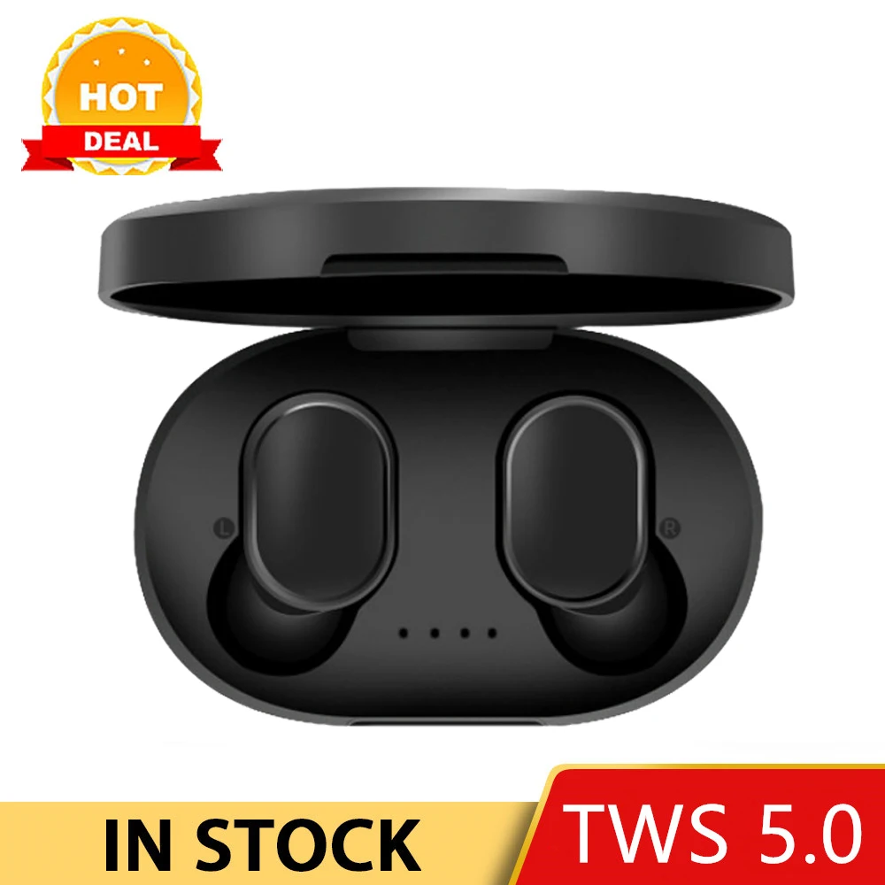 TWS беспроводные наушники PK Red mi Airdots стерео Бас Наушники Bluetooth 5 0 гарнитуры с c