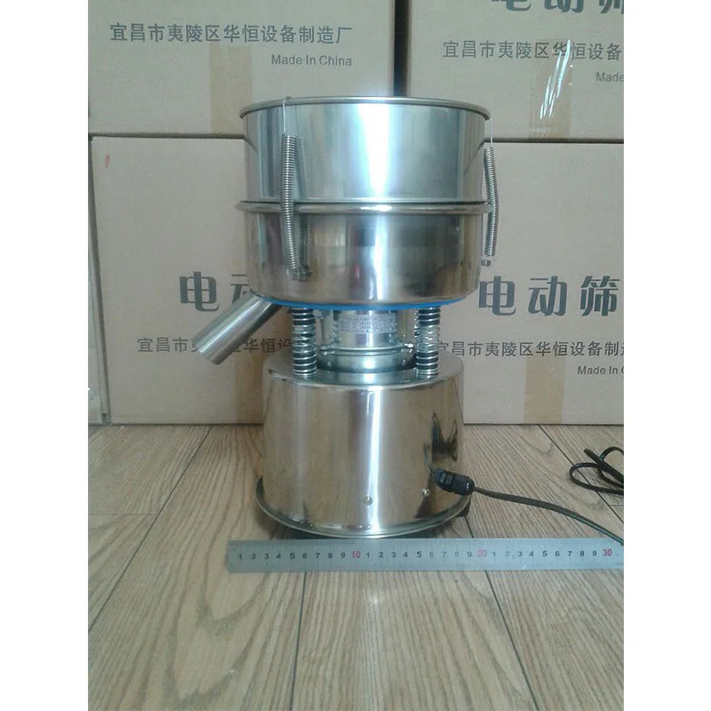 Диаметром 20 см электрическая Вибрирующая экранная машина вибрирующее сито