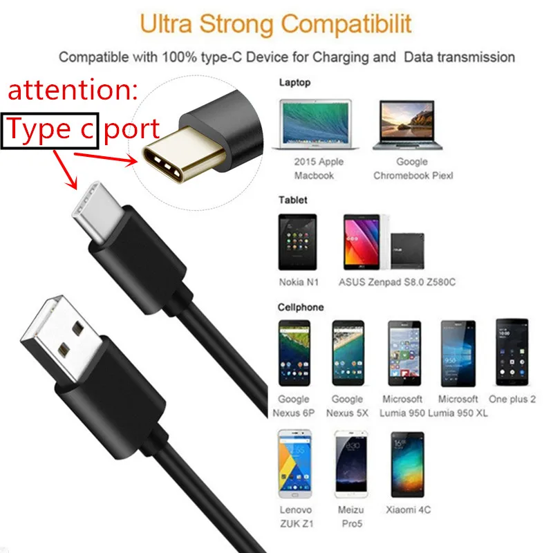Фото Кабель зарядного устройства usb type C для Xiaomi mi8 se mix 3 2s a1 huawei p20 lite mate 9 10 Axon pro 7 nubia z17 mini Кабель зарядного устройства usb type C для Xiaomi mi8 se mix 3 2s a1 huawei p20 lite mate 9 10 Axon pro 7 nubia z17 mini