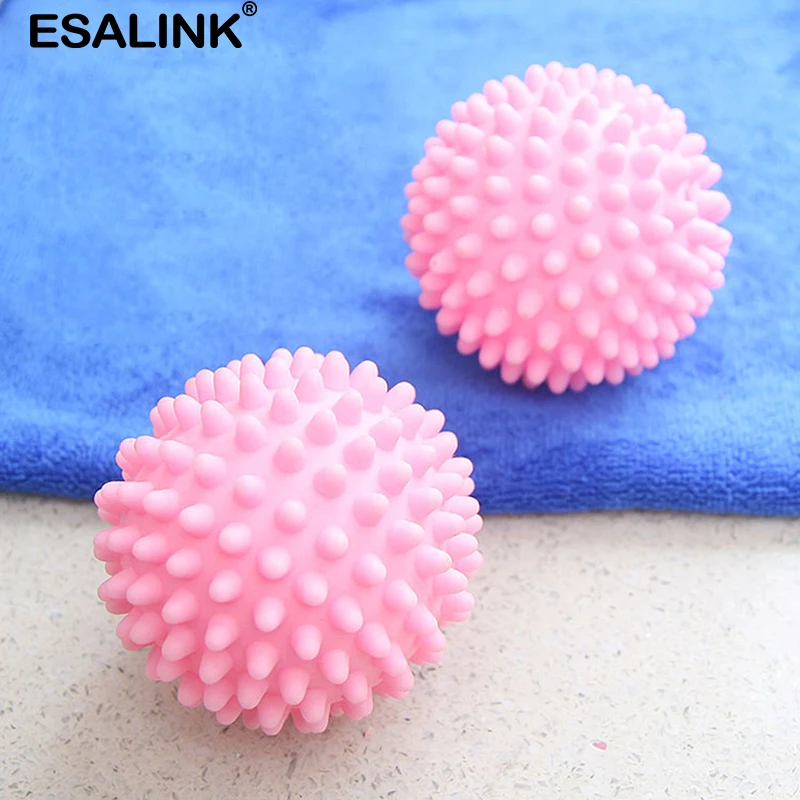 Шарики для стирки дома ESALINK мячи из мягкого пластика ухода за стиральной машиной 3