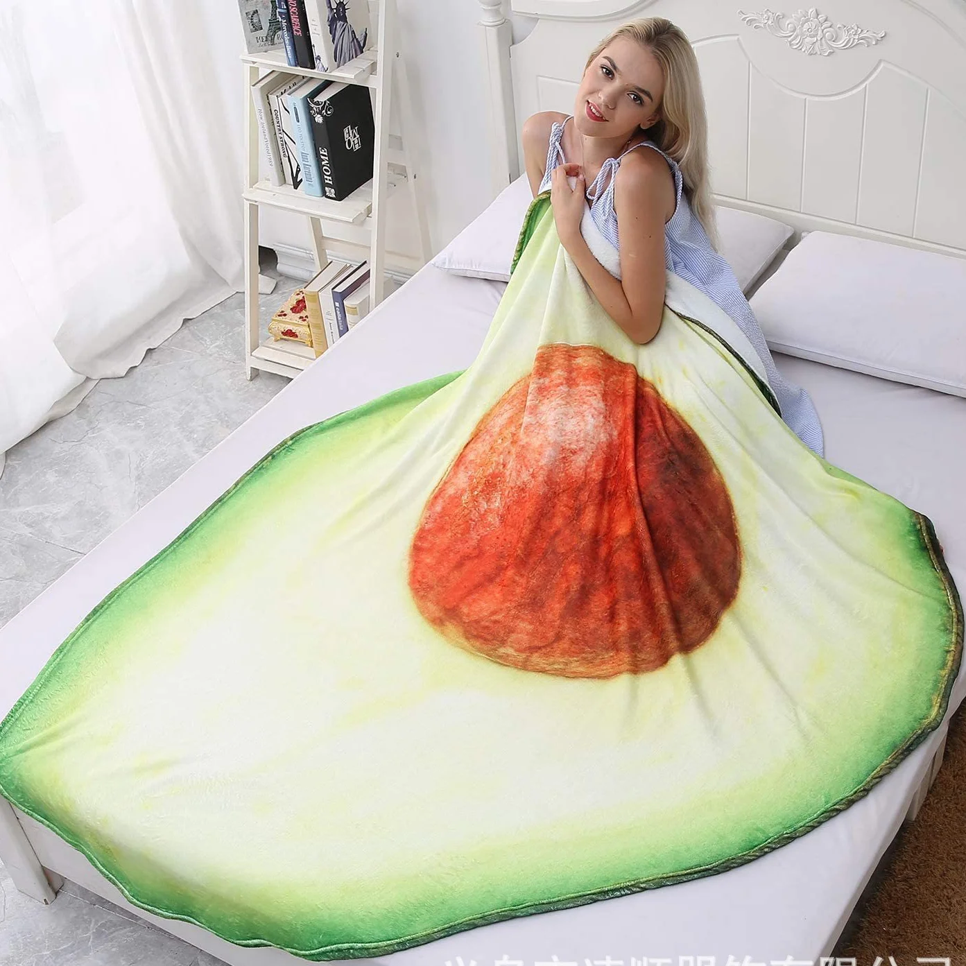 

Nordic 3D Printed Avocado Flannel Fleece Super Soft Throw Blanket Haikyuu Plush Fluffy Sofa Blankets for Beds Manta Mexican