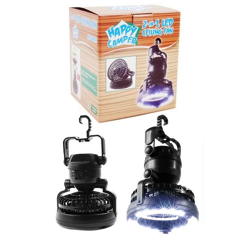 Портативный светодиодный светильник для палатки вентилятор кемпинга пешего